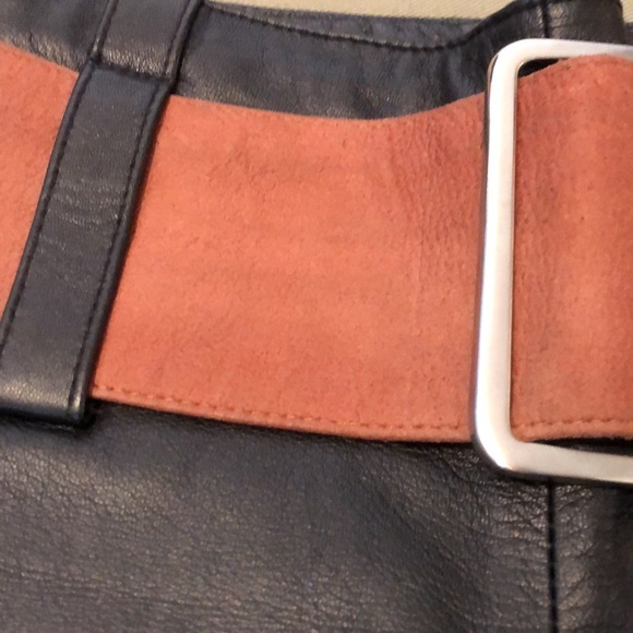 ISABEL U.S.A 💯% black color Leather, women’s Pants fully lined size 4” - Picture 9 of 16